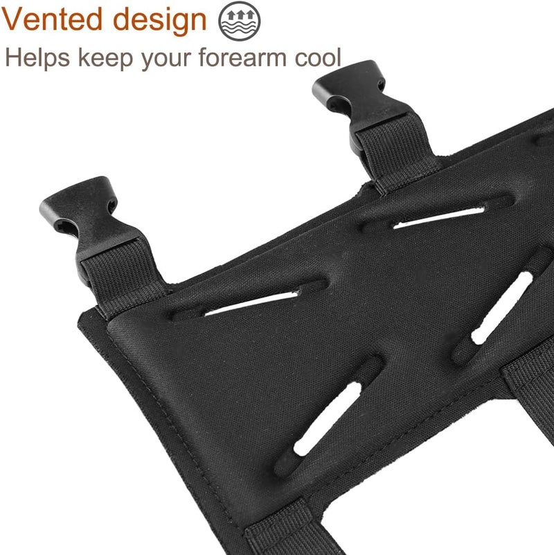 KRATARC Archery Lightweight Finger Tab Gloves & Arm Guard Adjustable Arm Protector for Hunting Target Shooting Accessory Recurve Bow Compound Bow - Image 3